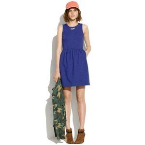 Sleeveless Royal Blue Casual Fit-and-Flare Dress